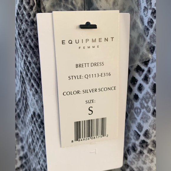 SZ S/P Equipment Femme Brett Shirt Dress - Picture 8 of 10